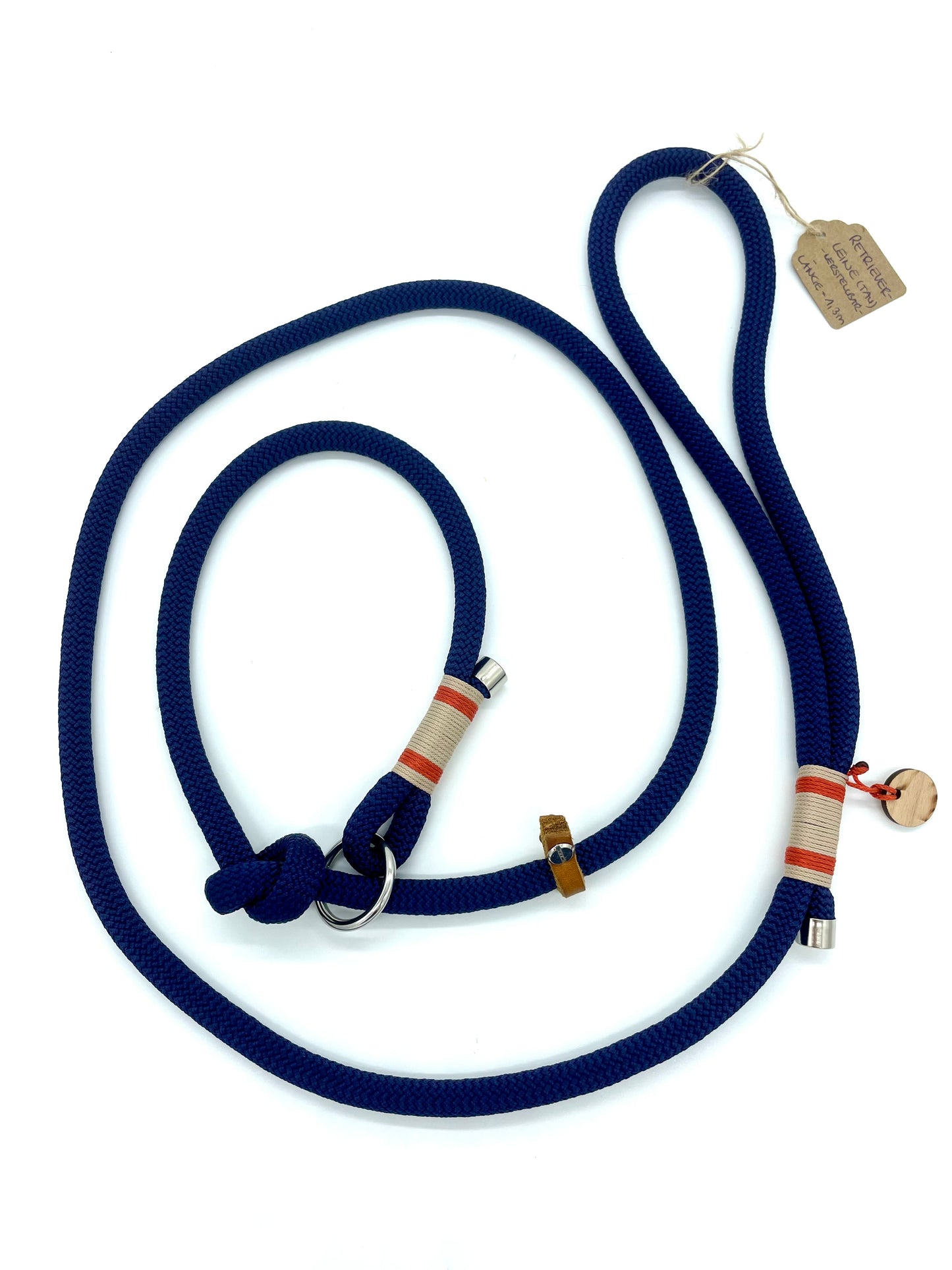 Retrieverleine - in Dunkelblau