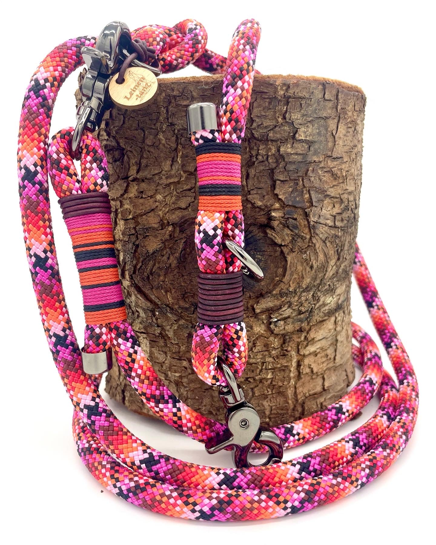 Tauleine "Remus" | verstellbar (mehrfarbiges Tau)