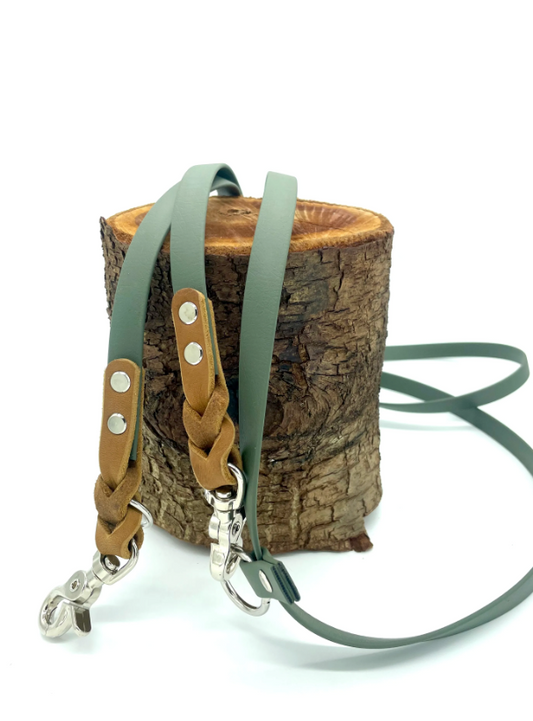 BioThane® Crossbody-Leine "Vario Vintage"