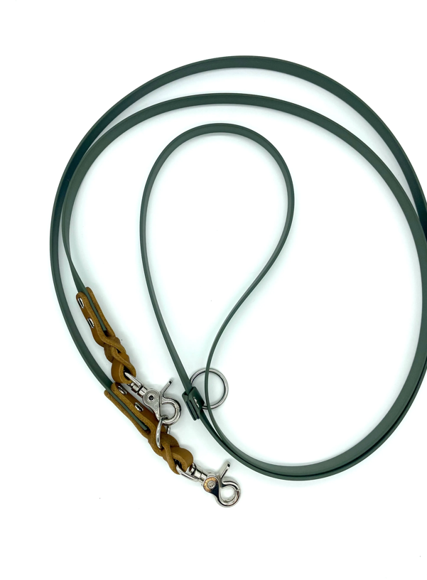 BioThane® Crossbody-Leine "Vario Vintage"