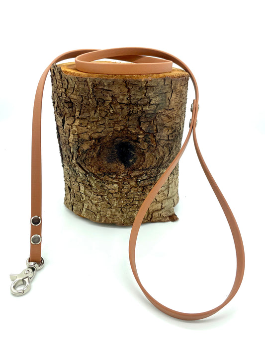 BioThane® Kurzführer - in Hellbraun