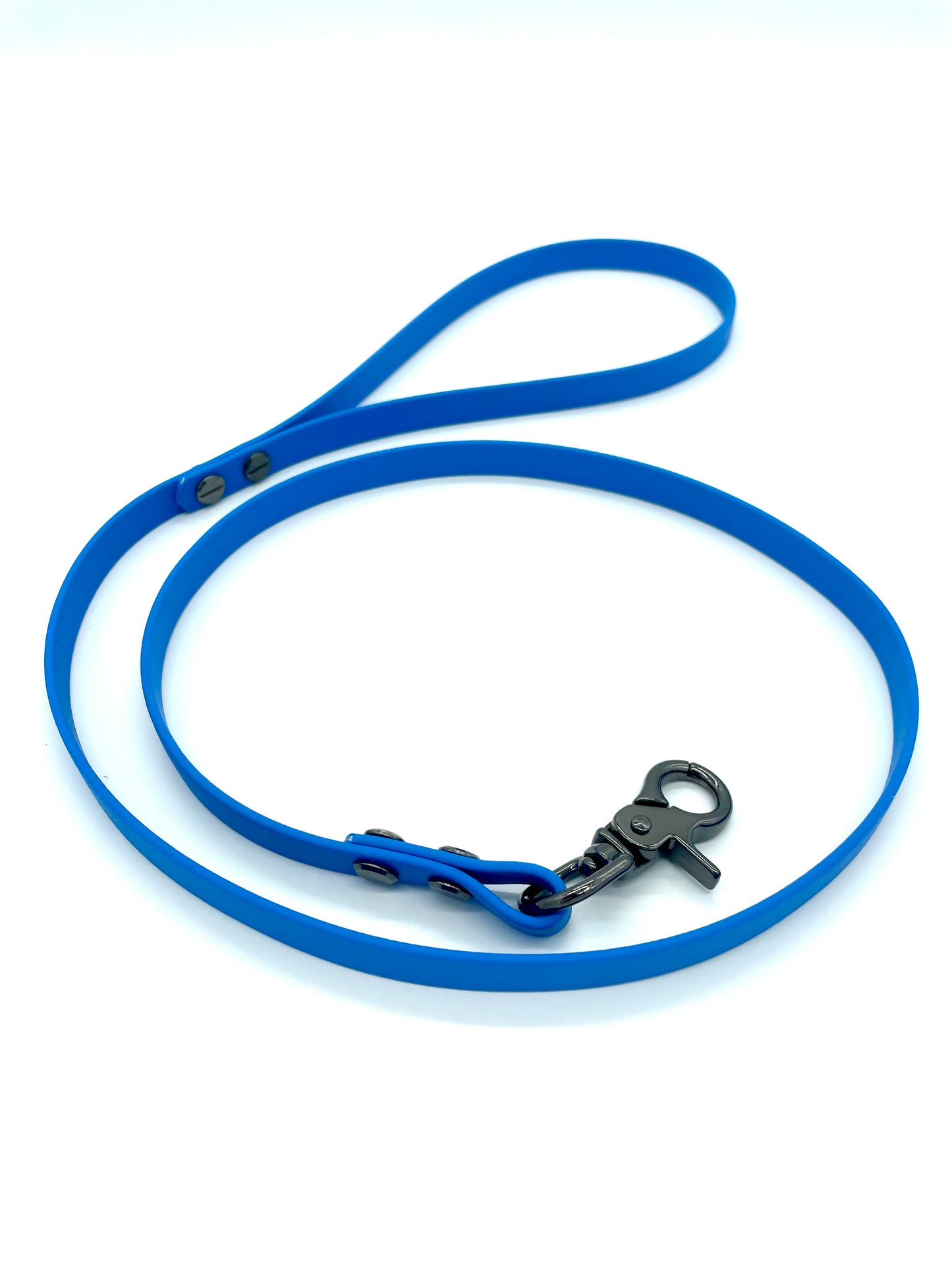 BioThane® Kurzführer - in Mittelblau