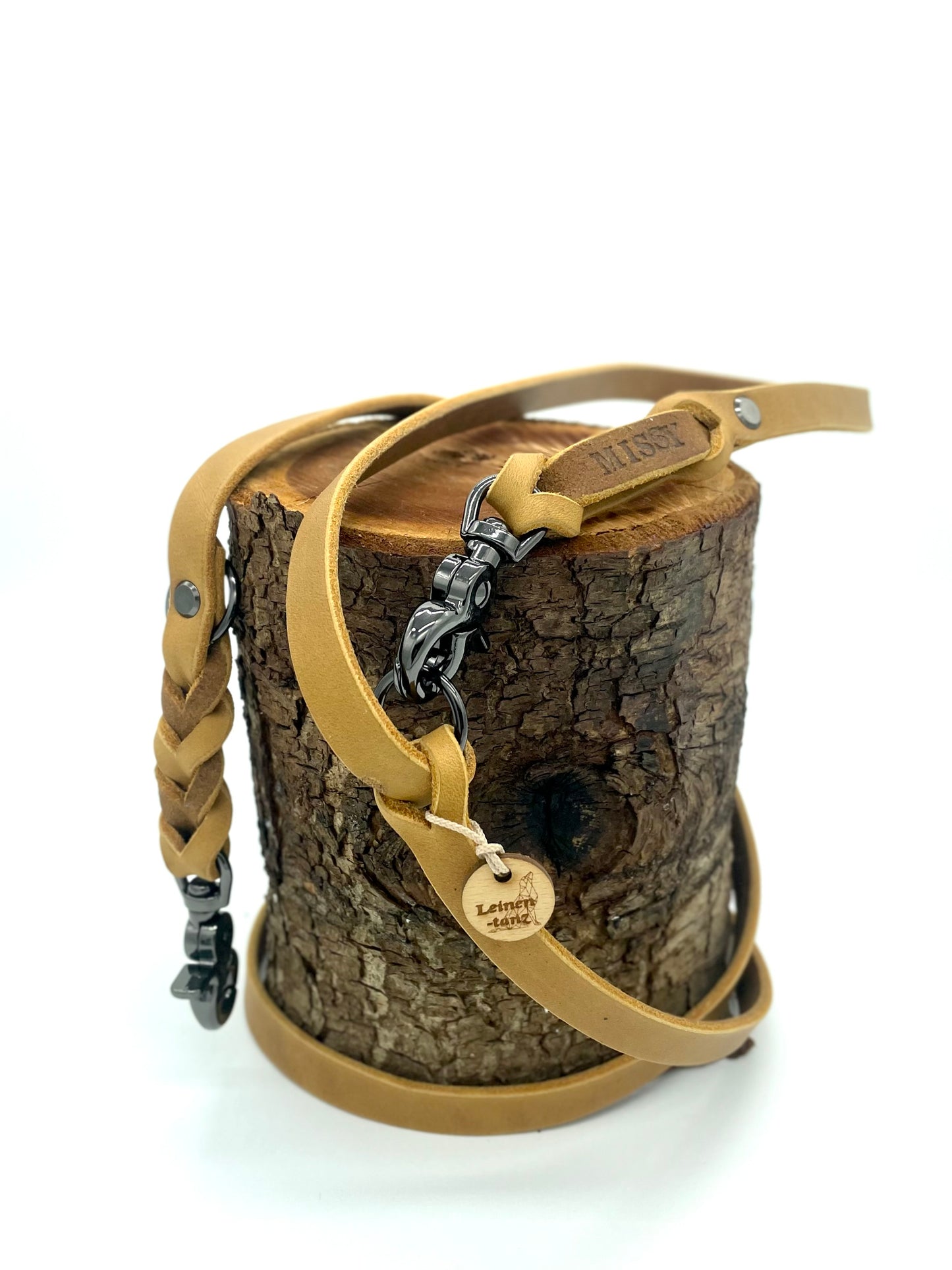 Fettlederleine "Ginevra"