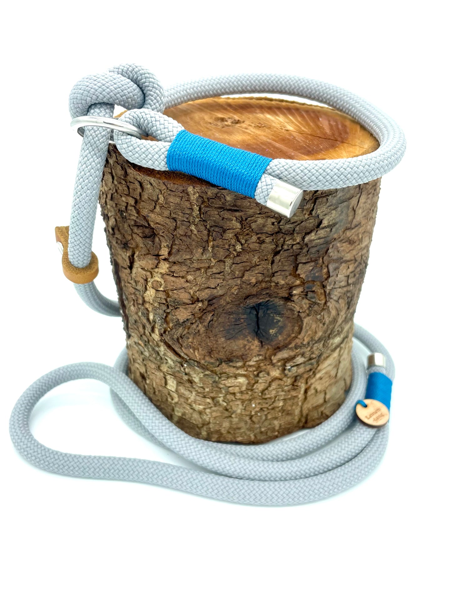 Retrieverleine - in Zementgrau