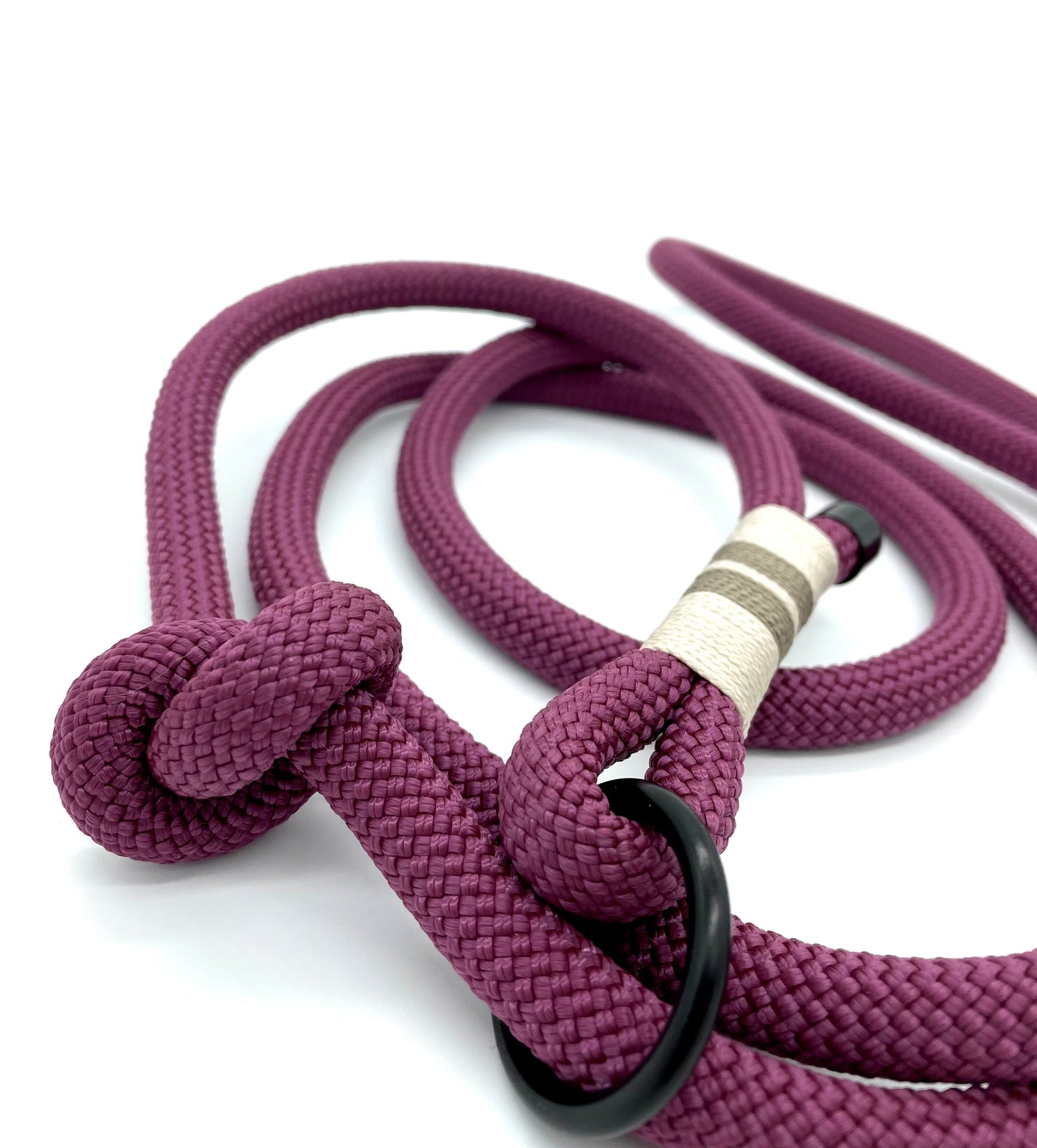 Retrieverleine aus Tau (einfarbiges Tau)