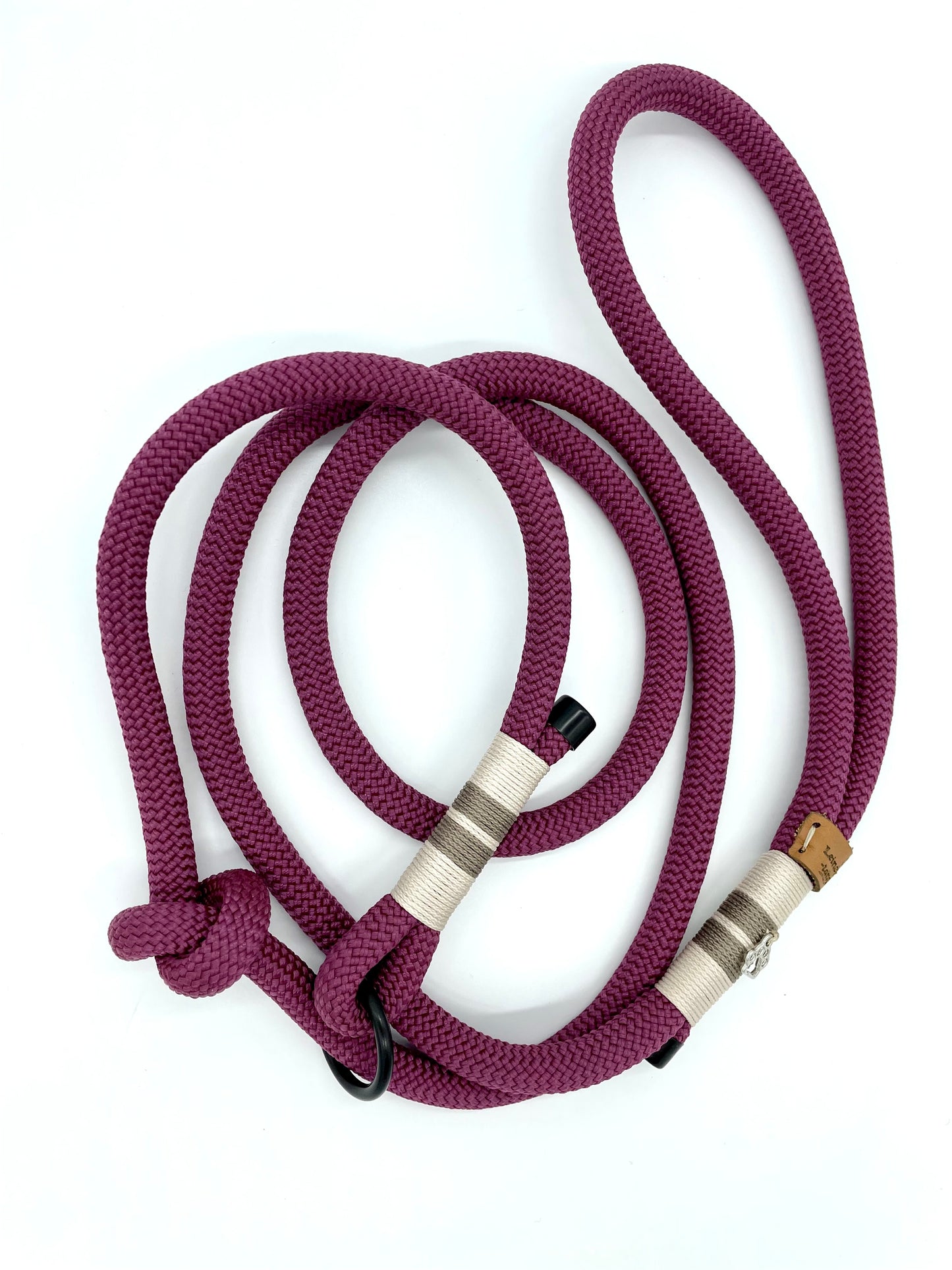 Retrieverleine aus Tau (einfarbiges Tau)