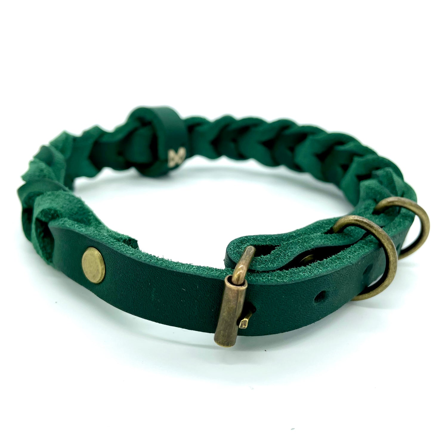 Lederhalsband "Braided Up"