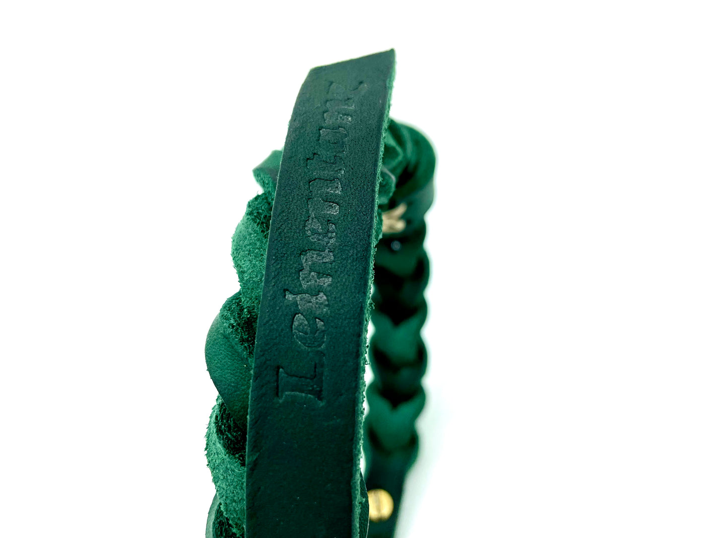 Lederhalsband "Braided Up"